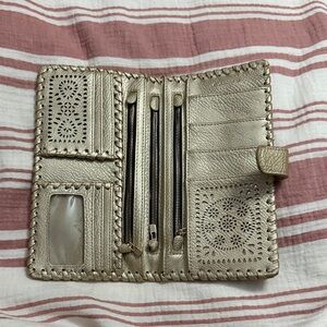 Source Unknown Metallic Gold Women's Wallet